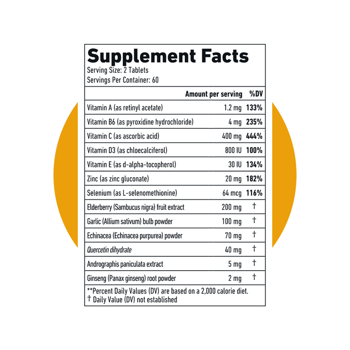 Essential Immunity Defense: A to Zinc