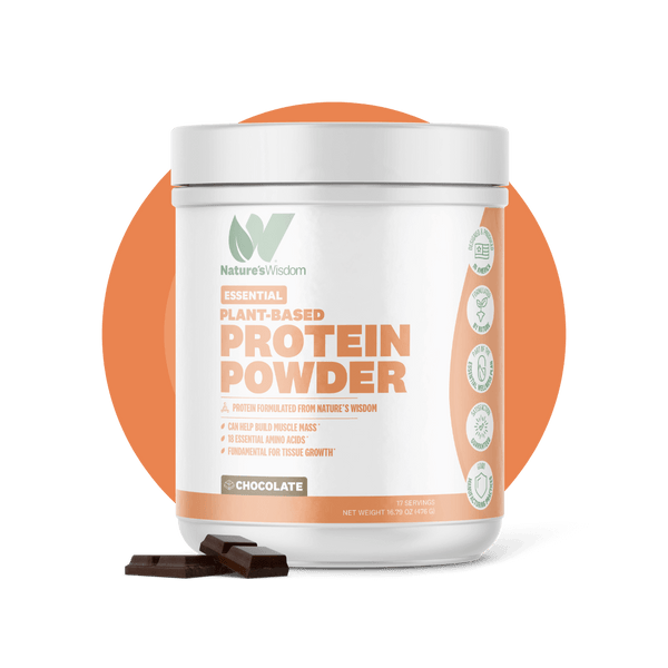 Essential Plant-Based Chocolate Protein Powder