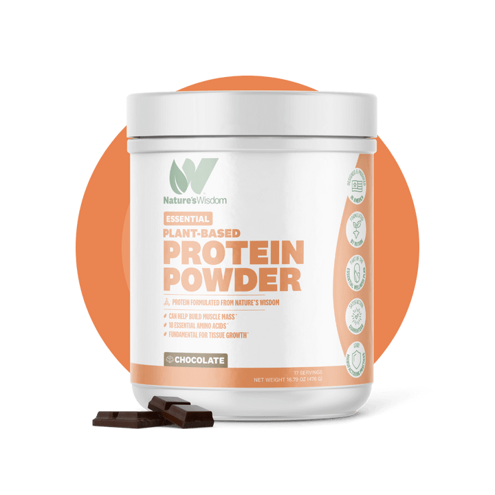 Essential Plant-Based Chocolate Protein Powder