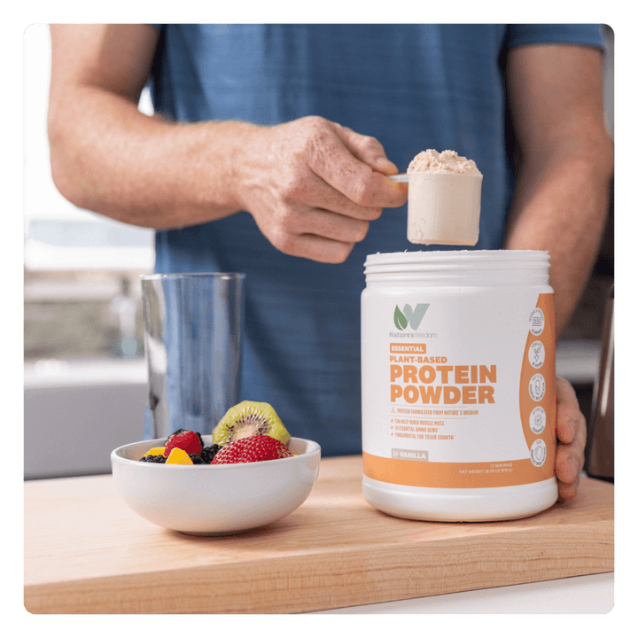 Essential Plant-Based Chocolate Protein Powder